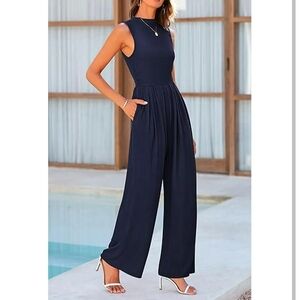 🆕️Elegant Navy Jumpsuit. Dsst-000